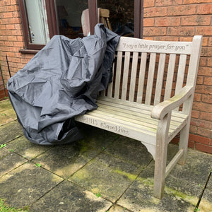 bench weather cover 1.5m (grey)