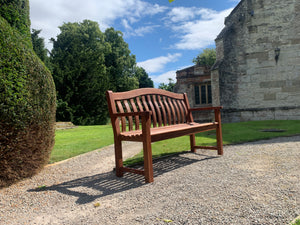 Turnberry Memorial Bench 5ft in FSC Certified Cornis wood (Free cornis oil)