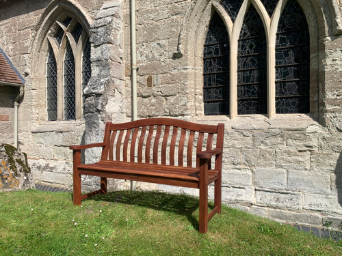 Turnberry Memorial Bench 5ft in FSC Certified Cornis wood (Free cornis oil)