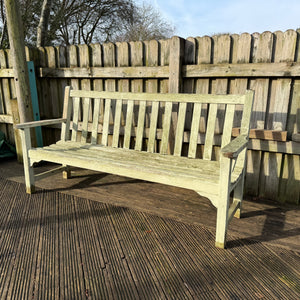 Vintage Teak Bench 6ft (2)