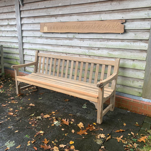 Vintage Teak Bench 6ft (1)