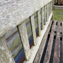 Load image into Gallery viewer, Vintage Teak Bench 5ft St Mawes Castle(5)