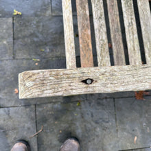 Load image into Gallery viewer, Vintage Teak Bench 5ft St Mawes Castle(4)