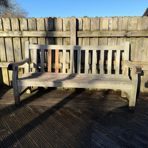 Vintage Teak Bench 6ft (4)