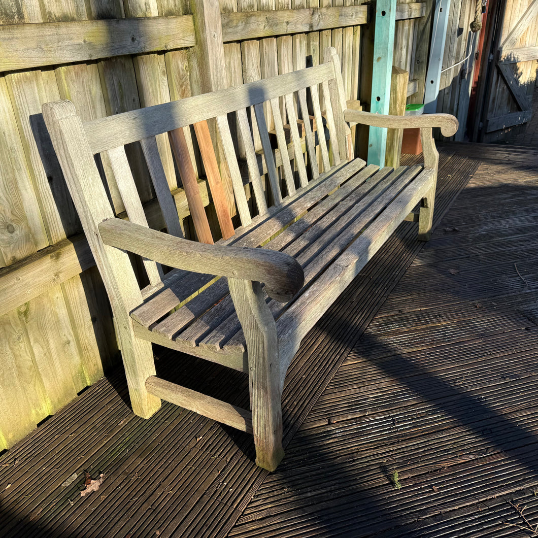 Vintage Teak Bench 6ft (4)