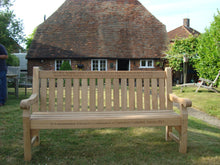 Load image into Gallery viewer, Edinburgh Memorial Bench 6ft in FSC Certified Teak Wood