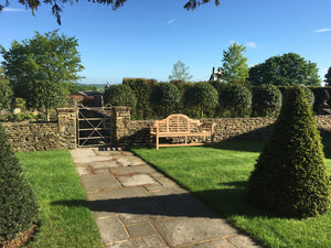 Lutyens Memorial Bench 6ft in FSC Teak Wood