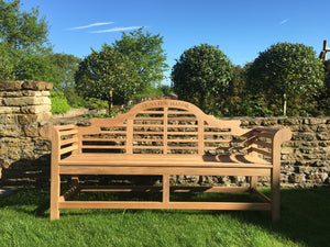 Lutyens Memorial Bench 6ft in FSC Teak Wood