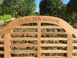 Lutyens Memorial Bench 6ft in FSC Teak Wood