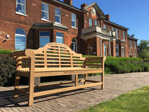 Lutyens Memorial Bench 6ft in FSC Teak Wood