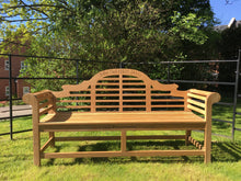 Load image into Gallery viewer, Lutyens Memorial Bench 6ft in FSC Teak Wood