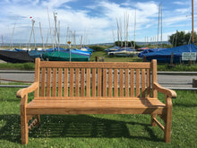 Load image into Gallery viewer, Kenilworth Memorial Bench 6ft in FSC Certified Teak Wood