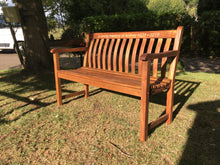 Load image into Gallery viewer, Broadfield Memorial Bench 4ft in FSC Certified Cornis wood (Free cornis oil)