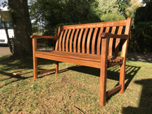 Load image into Gallery viewer, Broadfield Memorial Bench 4ft in FSC Certified Cornis wood (Free cornis oil)