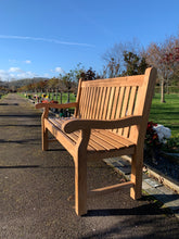 Load image into Gallery viewer, Kenilworth Memorial Bench 5ft in FSC Certified Teak wood