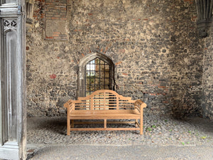 Lutyens Memorial Bench 6ft in FSC Teak Wood