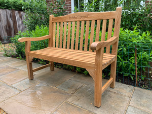 2019-6-7-Warwick bench 4ft in teak wood-5866