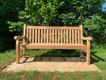 Load image into Gallery viewer, Kenilworth Memorial Bench 6ft in FSC Certified Teak Wood