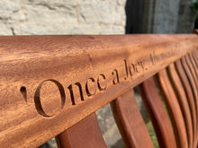 Load image into Gallery viewer, Broadfield Memorial Bench 5ft in FSC Certified Cornis wood (Free cornis oil)