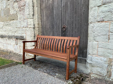 Load image into Gallery viewer, Broadfield Memorial Bench 5ft in FSC Certified Cornis wood (Free cornis oil)