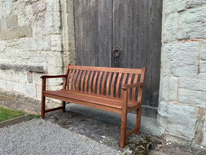 Broadfield Memorial Bench 5ft in FSC Certified Cornis wood (Free cornis oil)