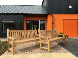 Edinburgh Memorial Bench 6ft in FSC Certified Teak Wood