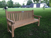 Load image into Gallery viewer, Edinburgh Memorial Bench 6ft in FSC Certified Teak Wood