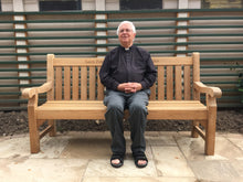 Load image into Gallery viewer, Edinburgh Memorial Bench 6ft in FSC Certified Teak Wood