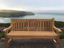 Load image into Gallery viewer, Edinburgh Memorial Bench 6ft in FSC Certified Teak Wood