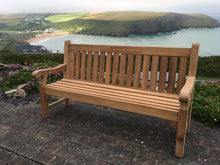 Load image into Gallery viewer, Edinburgh Memorial Bench 6ft in FSC Certified Teak Wood