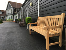 Load image into Gallery viewer, Edinburgh Memorial Bench 6ft in FSC Certified Teak Wood